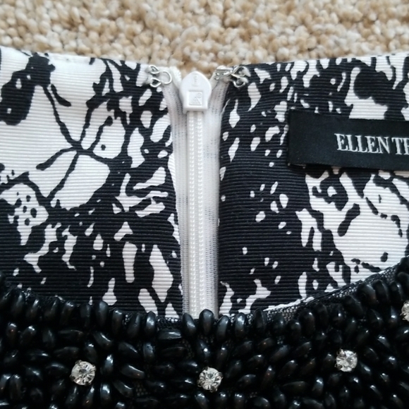 ❤EUC❤ Ellen Tracy Womens Beaded Dress size 6 - Picture 6 of 8